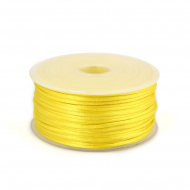 Шнур TBY атласный круглый 2мм цв.3014 желтый уп.50м