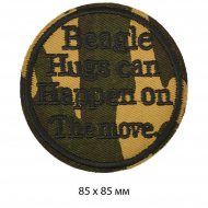 Термоаппликации  арт.TBY.A21 Круглый шеврон 85х85 мм уп.10 шт