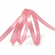 Лента атласная 6мм цв.3075 гр.розовый IDEAL уп.27,4 м
