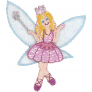 Термоаппликация "Балетная фея с палочкой и крыльями"