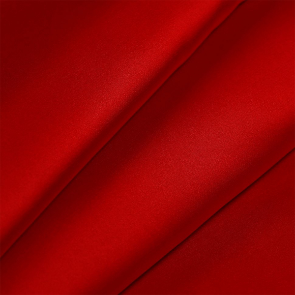 Ткань шелк Армани 90г/м? 97% ПЭ 3% Спандекс шир.150см арт.TBYArm-109 цв.109 красный рул.25м