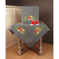 184602_Набор для вышивания скатерти "Ежик с папоротником" 184602_Набор для вышивания скатерти "Ежик с папоротником"