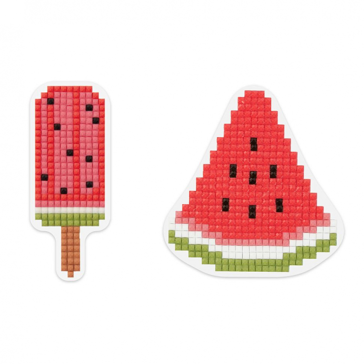 Кристальная мозаика ФРЕЯ арт.ALVM-046 Эскимо (магнит) 3х7,5 см