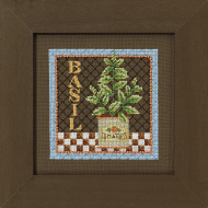 Набор для вышивания бисером MILL HILL Базилик 11,4х11,4 см