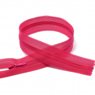 Молния MaxZipper пласт. потайная №3 50см н/р цв.F145 малиновый уп.50шт