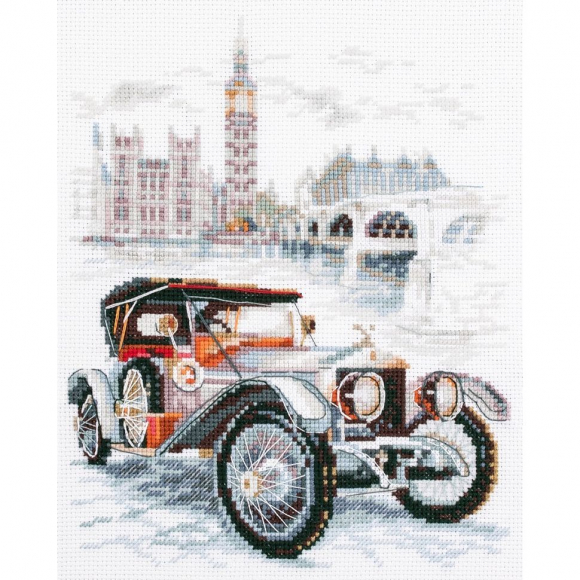 Набор для вышивания ЧУДЕСНАЯ ИГЛА арт.110-025 Ретро стиль. Британия 16х20 см