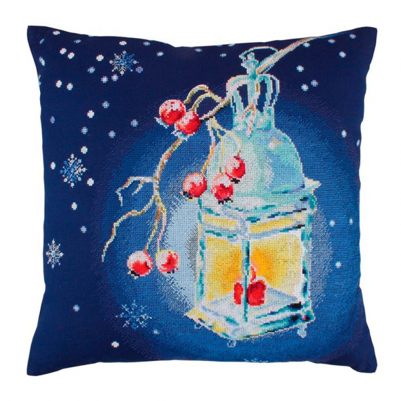 Набор для вышивания РТО арт.CU013 Теплый свет Рождества 40х40 см