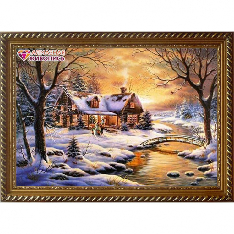 Набор для изготовления картин АЛМАЗНАЯ ЖИВОПИСЬ арт.АЖ.1421 Вдали от города 50х40 см