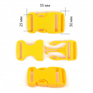 Фастекс 25мм FE25А цв.желтый нагрузка 60 кг уп.100 шт