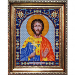 Рисунок на ткани (Бисер) КОНЁК арт. 9359 Святой Евгений 20х25 см