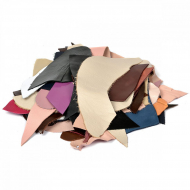 Лоскут из натуральной кожи толщ.0,5-2мм. ЛС-01 цв.микс Лоскут из натуральной кожи толщ.0,5-2мм. ЛС-01 цв.микс