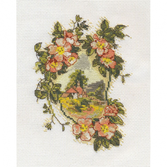 Набор для вышивания PANNA арт. OT-1361 В цветах утопая... 9,5х14 см