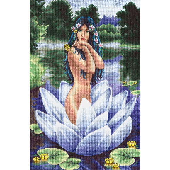 Набор для вышивания PANNA Золотая серия арт. VS-0799 Нимфа 25,5х36 см