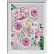 Рисунок на ткани (Бисер) КОНЁК арт. 1424 Завтрак с любовью 29х39 см