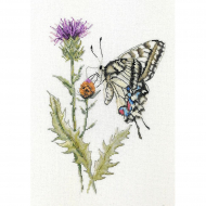 Набор для вышивания МАРЬЯ ИСКУСНИЦА арт.03.015.18 Махаон обыкновенный 16х25 см