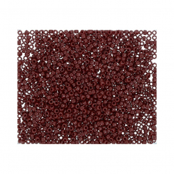 Бисер Япония "TOHO" 15/0  круглый 2  1.5 мм 5 х 5 г №0046 т.т.коричневый