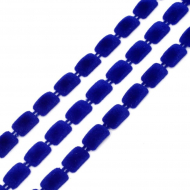 Тесьма пластиковая арт.TBY A2014-02 цв.6 василек разм.8х13мм уп.9.14м