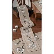 Набор для вышивания PERMIN арт.65-6863 Дорожка Магнолия 16х132 см