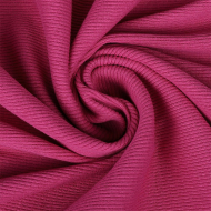 Ткань трикотаж Кашкорсе с лайкрой 400г пенье 60+60см малина 19-1955 пач.20-30кг