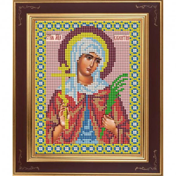 Набор для вышивания бисером GALLA COLLECTION арт.М 237 Св. Валентина 12х15 см