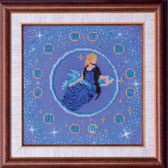 Набор для вышивания бисером АБРИС АРТ арт. AB-007-10 Дева 23х23 см Набор для вышивания бисером АБРИС АРТ арт. AB-007-10 Дева 23х23 см