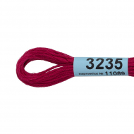 Нитки для вышивания Gamma мулине (3173-6115) 100% хлопок 24 x 8 м цв.3235 бордовый