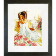 Набор для вышивания LANARTE арт.PN-0150001 Moment of reading 30х40 см