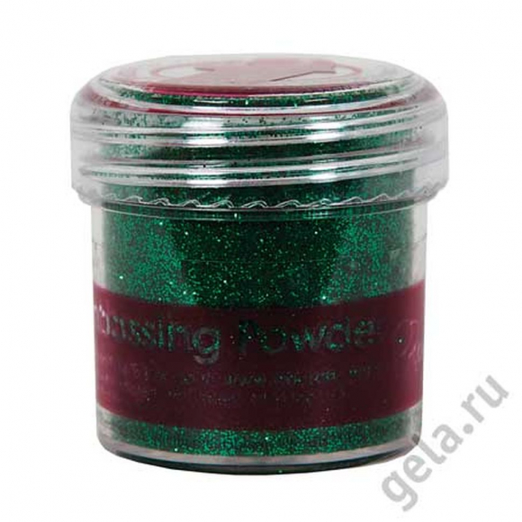 60072_Пудра для тиснения, PAPERMANIA, зеленый с блестками