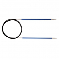 47099 Knit Pro Спицы круговые для вязания Zing 4мм/60см, алюминий