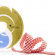 21845_Косая бейка с рисунком SAFISA, арт.5400, 20 мм, 25 м, цвет 14