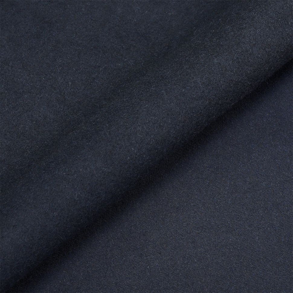 Ткань трикотаж Футер 3х нитка начес хлопок 320г пенье 185см т.синий 19-4023 уп.6м Ткань трикотаж Футер 3х нитка начес хлопок 320г пенье 185см т.синий 19-4023 уп.6м