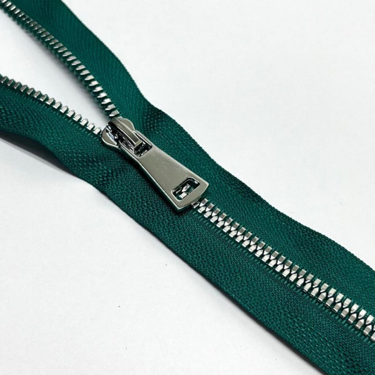 Молния трактор №5 Premium разъем 75см никель D295 изумрудный