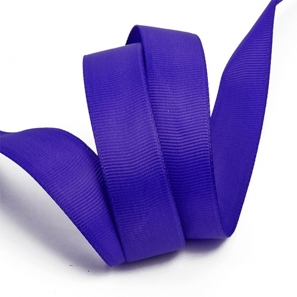 Лента Ideal репсовая в рубчик шир.25мм цв. 470 холод.фиолетовый уп.27,42м