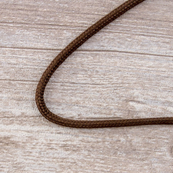 Шнур плетеный SPIRAL ( SAFISA), 4 мм, 25 м, цвет коричневый темный Шнур плетеный SPIRAL ( SAFISA), 4 мм, 25 м, цвет коричневый темный