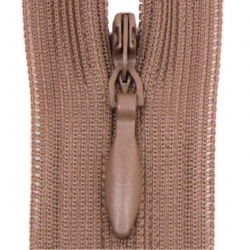 Молния потайная нераз 35см S-072 коричневый SBS уп.100шт