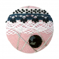 184581_Набор для создания броши "Розовая вуаль"