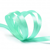 Лента атласная 6мм цв.4323 яркая мята IDEAL уп.27,4 м