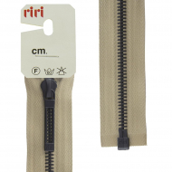 137606_Молнии riri звено BI, слайдер STAB, разъёмная, 1 замок, 6 мм, 80 см, цвет 2212, бежевый