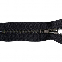 Молния MaxZipper джинсовая оксид №5, 18см н/р цв.F322 черный уп.10шт