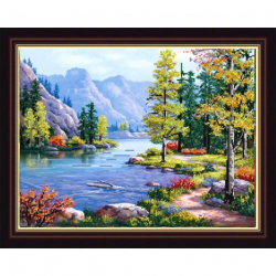 Рисунок на ткани (Бисер) КОНЁК арт. 9896 Пробуждение 29х39 см
