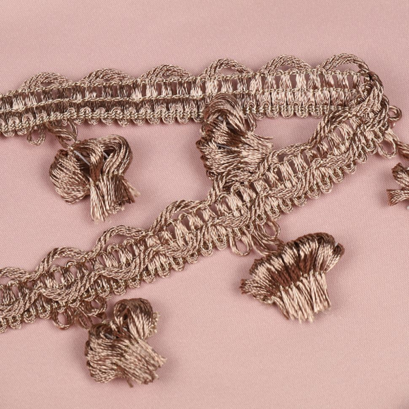 Бахрома для штор арт.6152-0333 шир.43мм цв.6463 капучино уп.10м