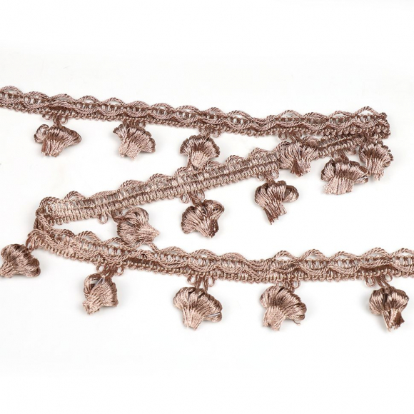 Бахрома для штор арт.6152-0333 шир.43мм цв.6463 капучино уп.10м