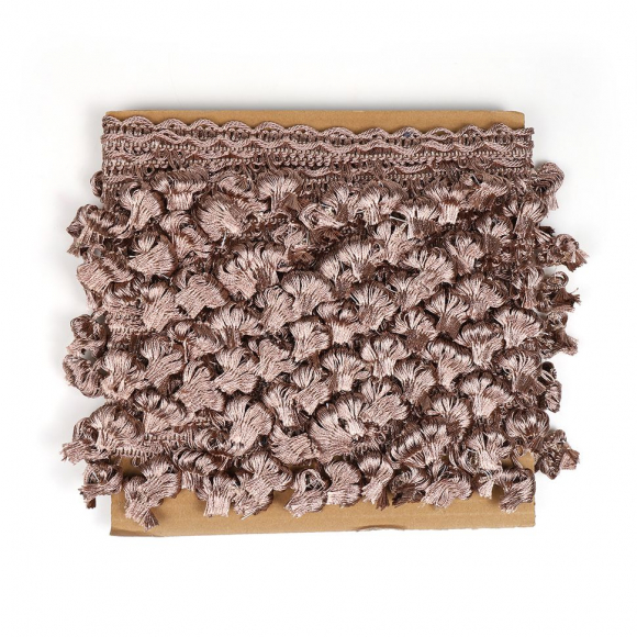 Бахрома для штор арт.6152-0333 шир.43мм цв.6463 капучино уп.10м