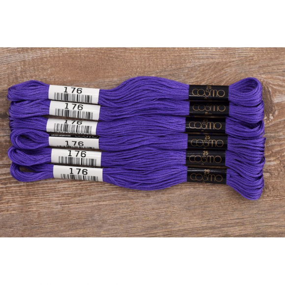 Мулине COSMO однотонный цвет 176