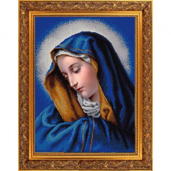Рисунок на ткани (Бисер) КОНЁК арт. 9792 Мадонна Долорес 29х39 см