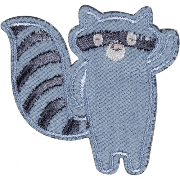 Термоаппликация "Барсук синий"