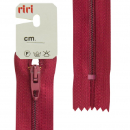 79023_Молния Meras, спираль, неразъёмная, 4 мм, 20 см, цвет 2411, бордовый