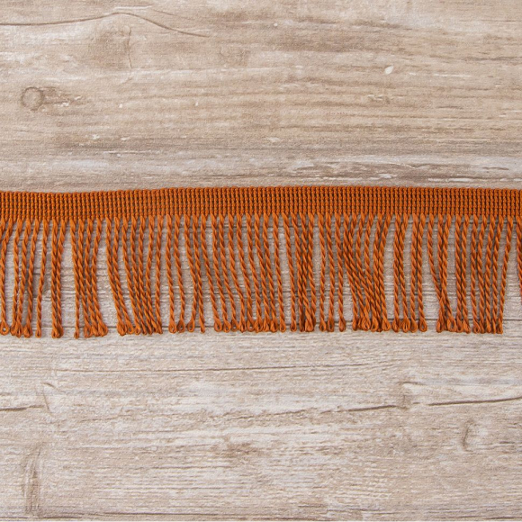 Бахрома витая, 60 мм, цвет коричневый Бахрома витая, 60 мм, цвет коричневый