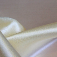 Ткань креп сатин 140г/м? 100% ПЭ шир.150см арт.Л4000 цв.003 молочный уп.5м