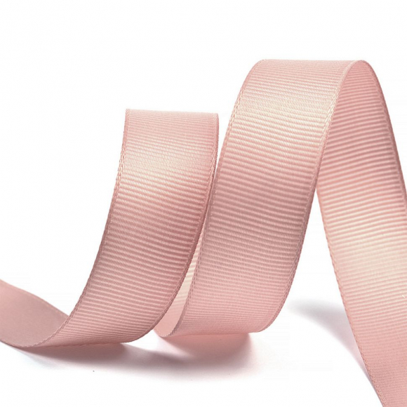 Лента Ideal репсовая в рубчик шир.20мм цв.161 розовый уп.27,42м